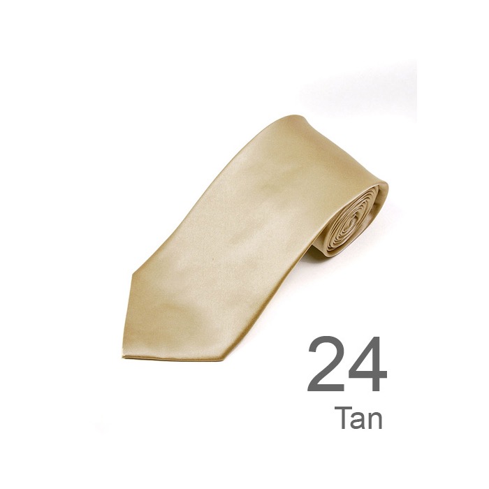 SY-SS-130124-SST-Tan-SolidSilkTie-Retail$14.98