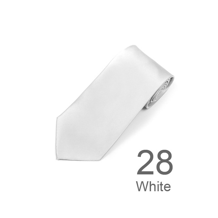SY-SS-130128-SST-White-SolidSilkTie-Retail$14.98