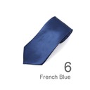 SY-SS-13016-SST-French Blue-SolidSilkTie-Retail$14.98