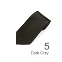 SY-SS-1305-SST-Dark Gray-SolidSilkTie-Retail$14.98