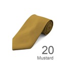 SY-ACSY-20-SPT-Mustard-SolidPolyesterTie-57X3.25-Retail$7.48