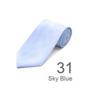 SY-ACSY-31-SPT-Sky Blue-SolidPolyesterTie-57X3.25-Retail$7.48
