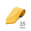 SY-ACSY-35-SPT-Yellow-SolidPolyesterTie-57X3.25-Retail$7.48