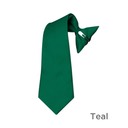 SY-BSC-33029-Teal-Boy'sPolyesterClipOnSolidTie-8in,11in,17in-Retail$8.32