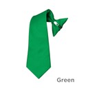 SY-BSC-33030-Green-Boy'sPolyesterClipOnSolidTie-8in,11in,17in-Retail$8.32
