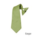 SY-BSC-33032-Sage-Boy'sPolyesterClipOnSolidTie-8in,11in,17in-Retail$8.32