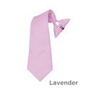 SY-BSC-33035-Lavender-Boy'sPolyesterClipOnSolidTie-8in,11in,17in-Retail$8.32