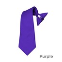 SY-BSC-33036-Purple-Boy'sPolyesterClipOnSolidTie-8in,11in,17in-Retail$8.32
