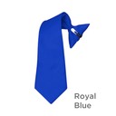 SY-BSC-33039-RoyalBluel-Boy'sPolyesterClipOnSolidTie-8in,11in,14in,17in-Retail$8.32