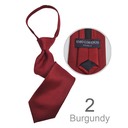 SY-BSZ-1000-2-Burgundy-PolyesterBoy'sSatinSolidZipperTies-Retail$9.98