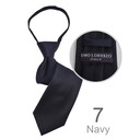 SY-BSZ-1000-7-Navy-PolyesterBoy'sSatinSolidZipperTies-Retail$9.98