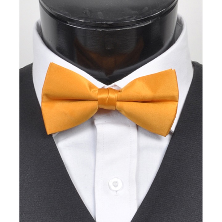 SY-BT-13015-Gold-Men'sBowTies2.5'PolySatinBanded-Retail$5.82