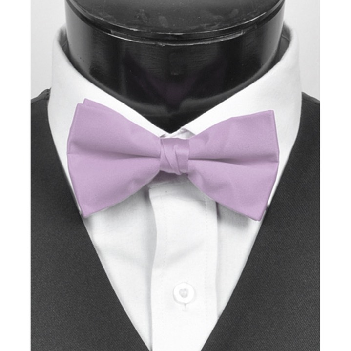 SY-BT-13039-Lavender-Men'sBowTies2.5'PolySatinBanded-Retail$5.82