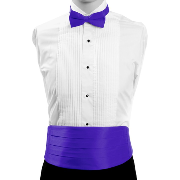 SY-CBBT-130110-Pur-Boy'sPolySatinBowTieandCummerbundSets-Retail$14.98