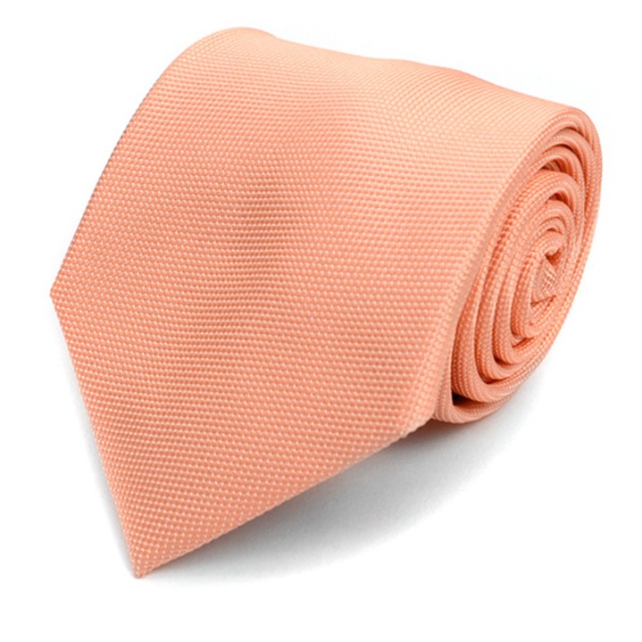 SY-MPW-630818-Peach-MenPolyWovenMicrofiberMiniDotPattern-57x3.25-Retail$9.15