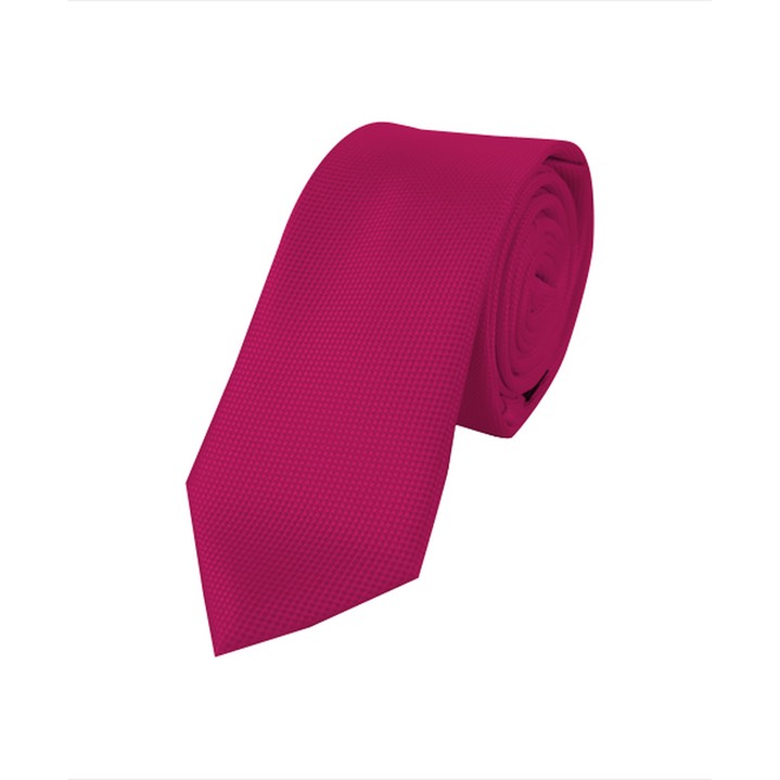 SY-MPWS6308-09-Fuchsia-MenMicroFiberPolyWovenSlimTieMicroDot-Retail$9.15