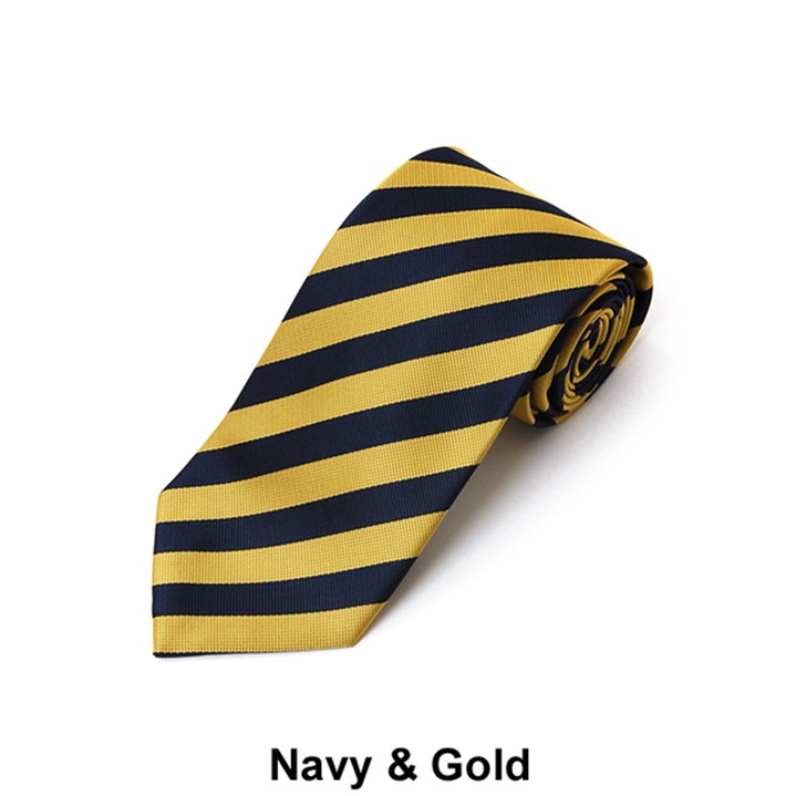SY-PWC-240111-MicroFiberPolyWovenCollegeTie-Navy&Gold-Retail$9.65