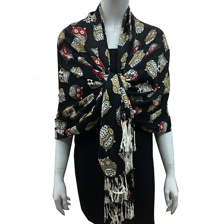 HF-APP-123-6-black-AnimalPrintPashmina-68X26-Retail$9.65