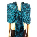 HF-APP-21-6-turquoise-black-AnimalPrintPashmina-68X26-Retail$9.65