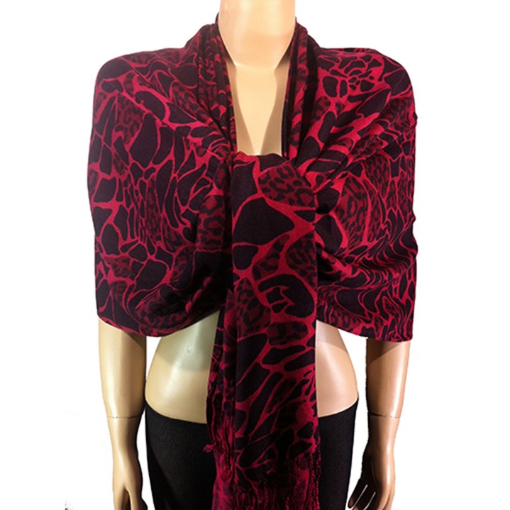 HF-APP-82-1-maroon-black-AnimalPrintPashmina-68X26-Retail$9.65