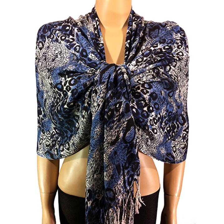 HF-APP-83-7-royal-blue-AnimalPrintPashmina-68X26-Retail$9.65