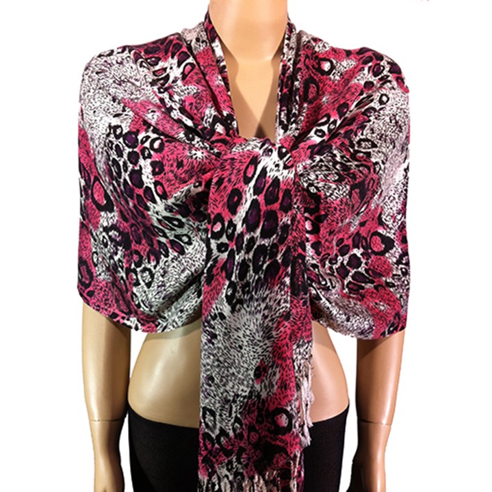 HF-APP-83-8-hot-pink-AnimalPrintPashmina-68X26-Retail$9.65
