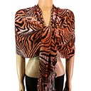HF-APP-84-6-orange-black-AnimalPrintPashmina-68X26-Retail$9.65