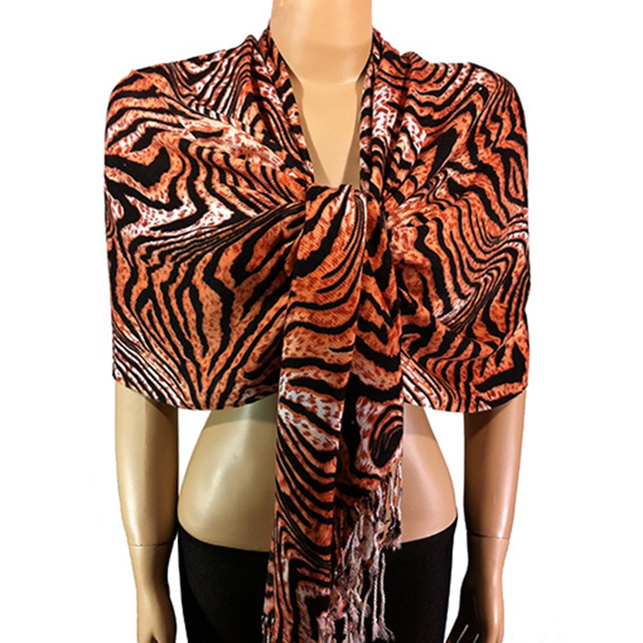 HF-APP-84-6-orange-black-AnimalPrintPashmina-68X26-Retail$9.65