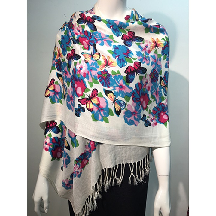 HF-BPP-81-2-TURQUOISE-Butterfly-Pashmina-68X26-Retail$9.65